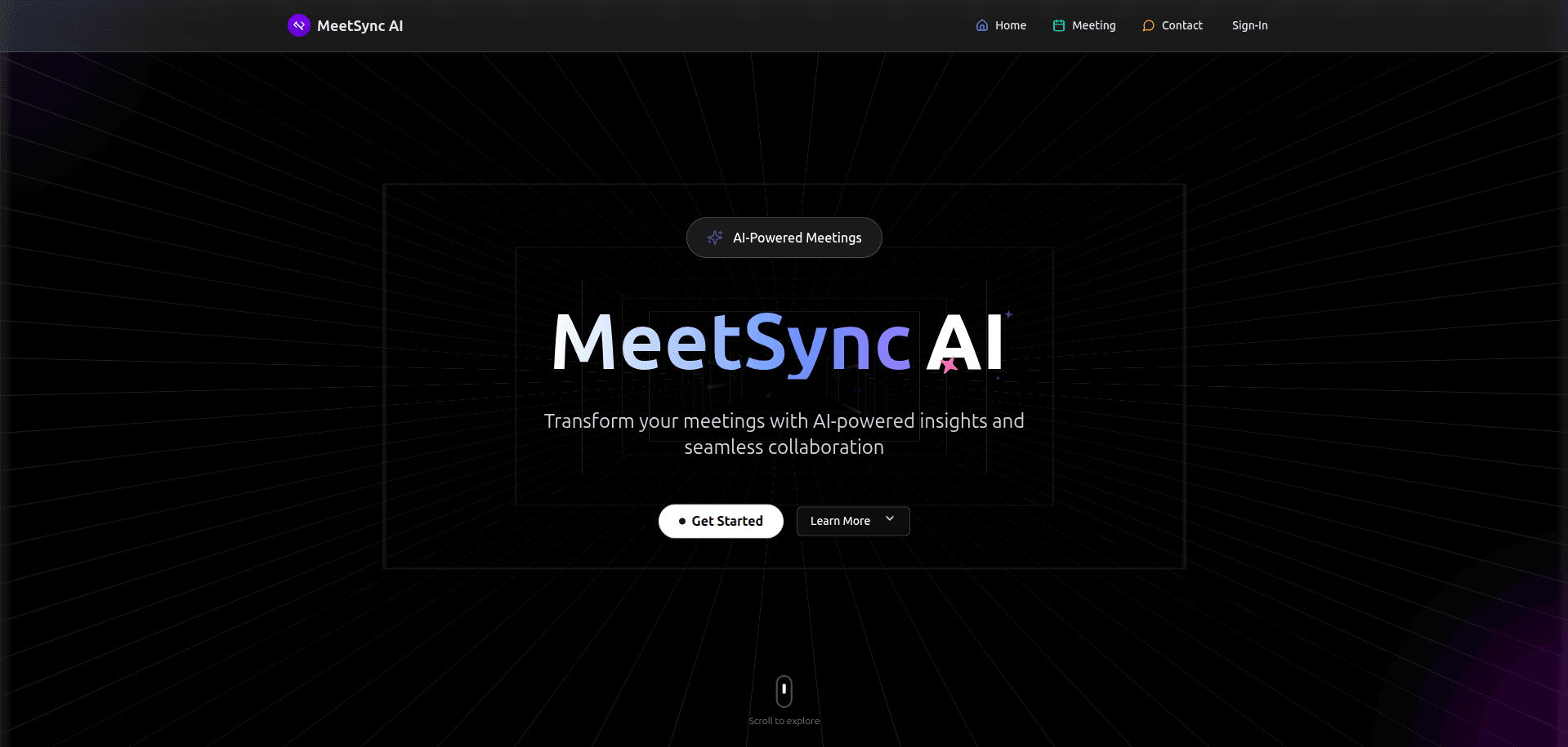 MeetSync AI project image